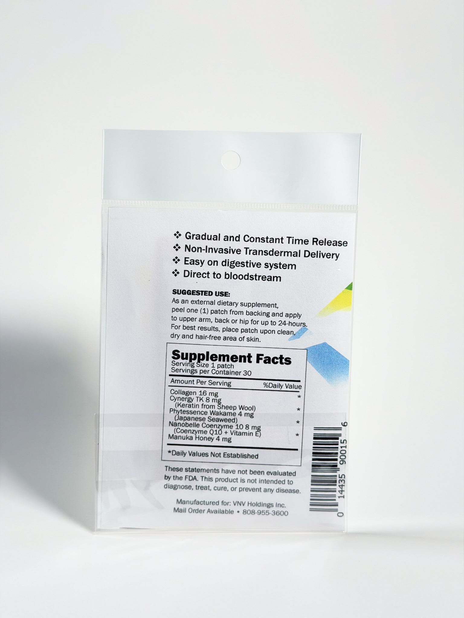 Collagen - Advanced Transdermal Patch Delivery System