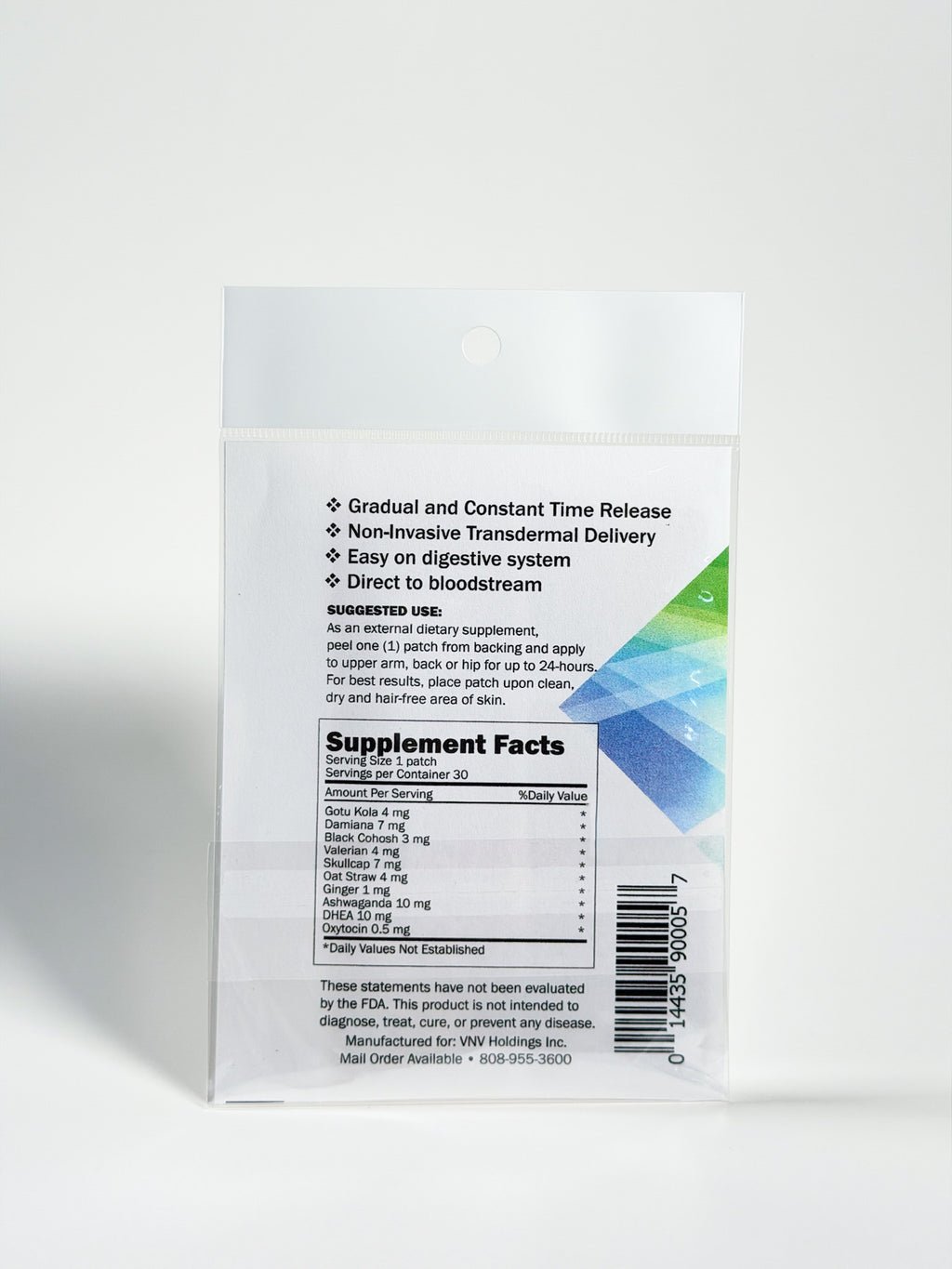 Menopause - Advanced Transdermal Patch Delivery System