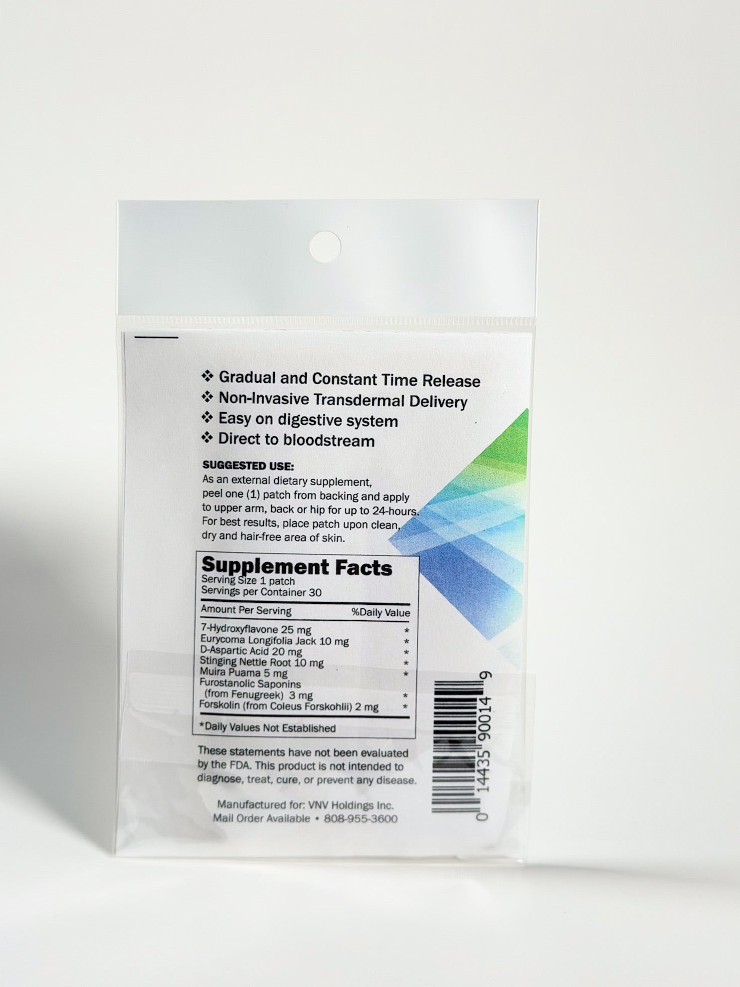 Testosterone Booster - Advanced Transdermal Patch Delivery System