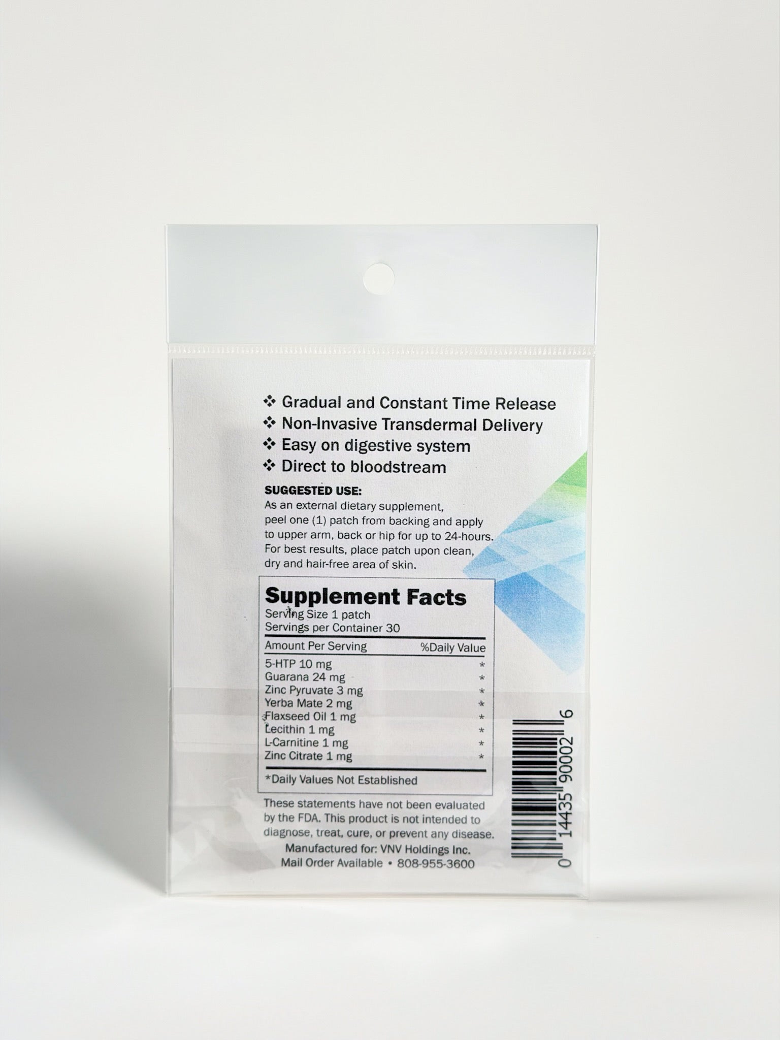 Energy - Advanced Transdermal Patch Delivery System