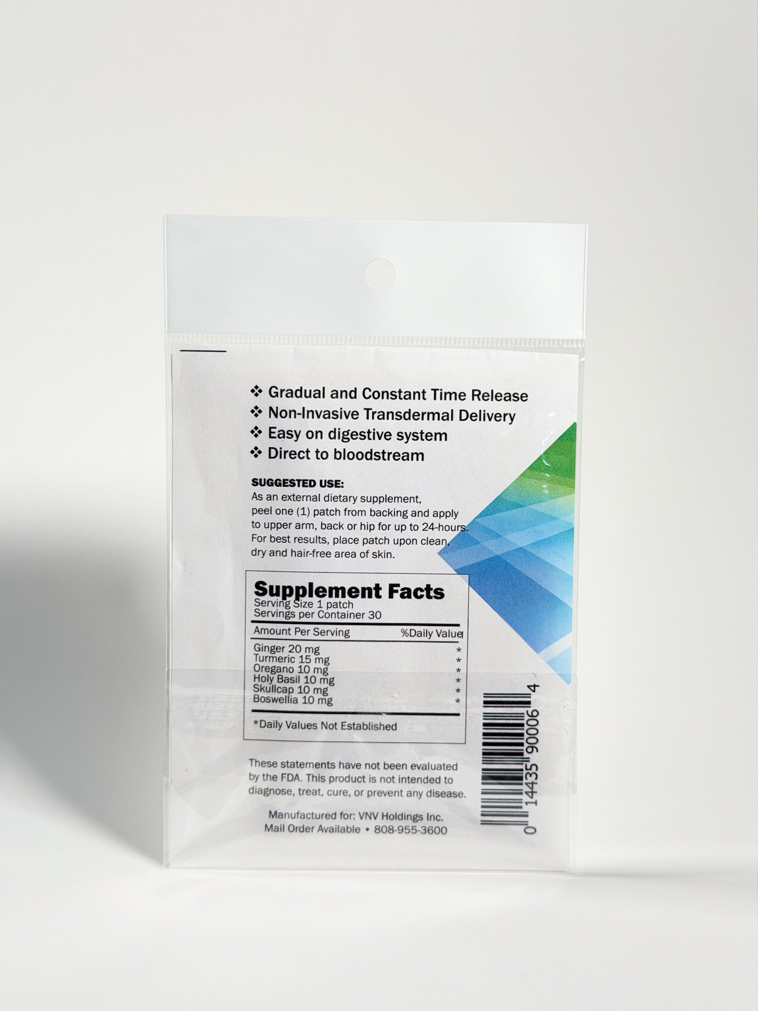 Anti-Inflammatory - Advanced Transdermal Patch Delivery System