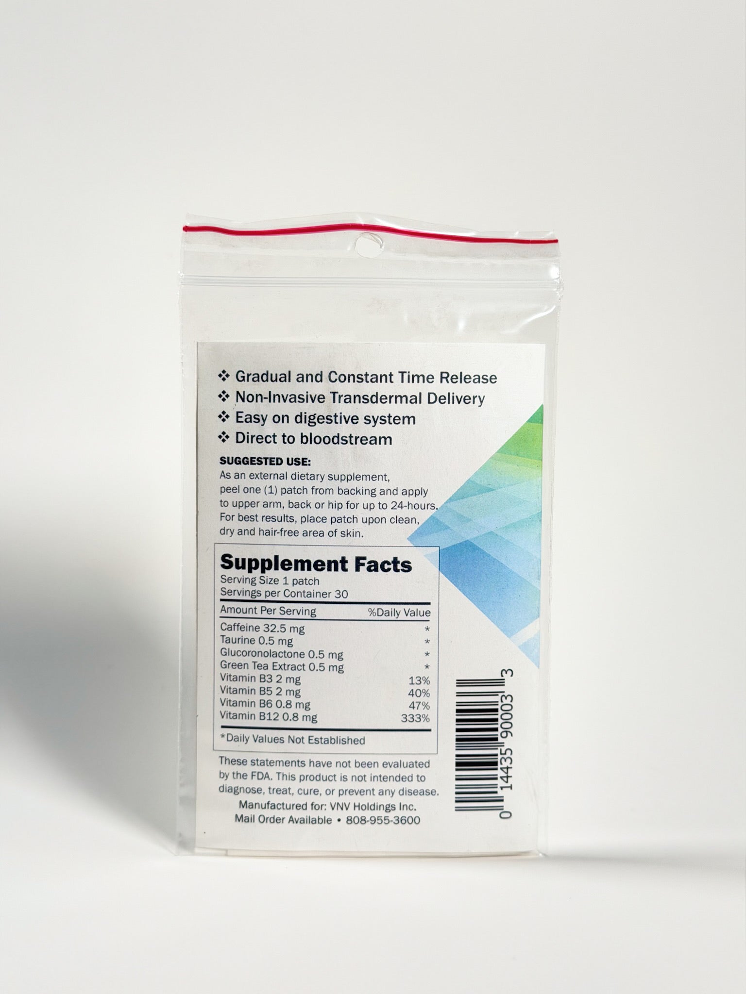 Red Energy - Advanced Transdermal Patch Delivery System