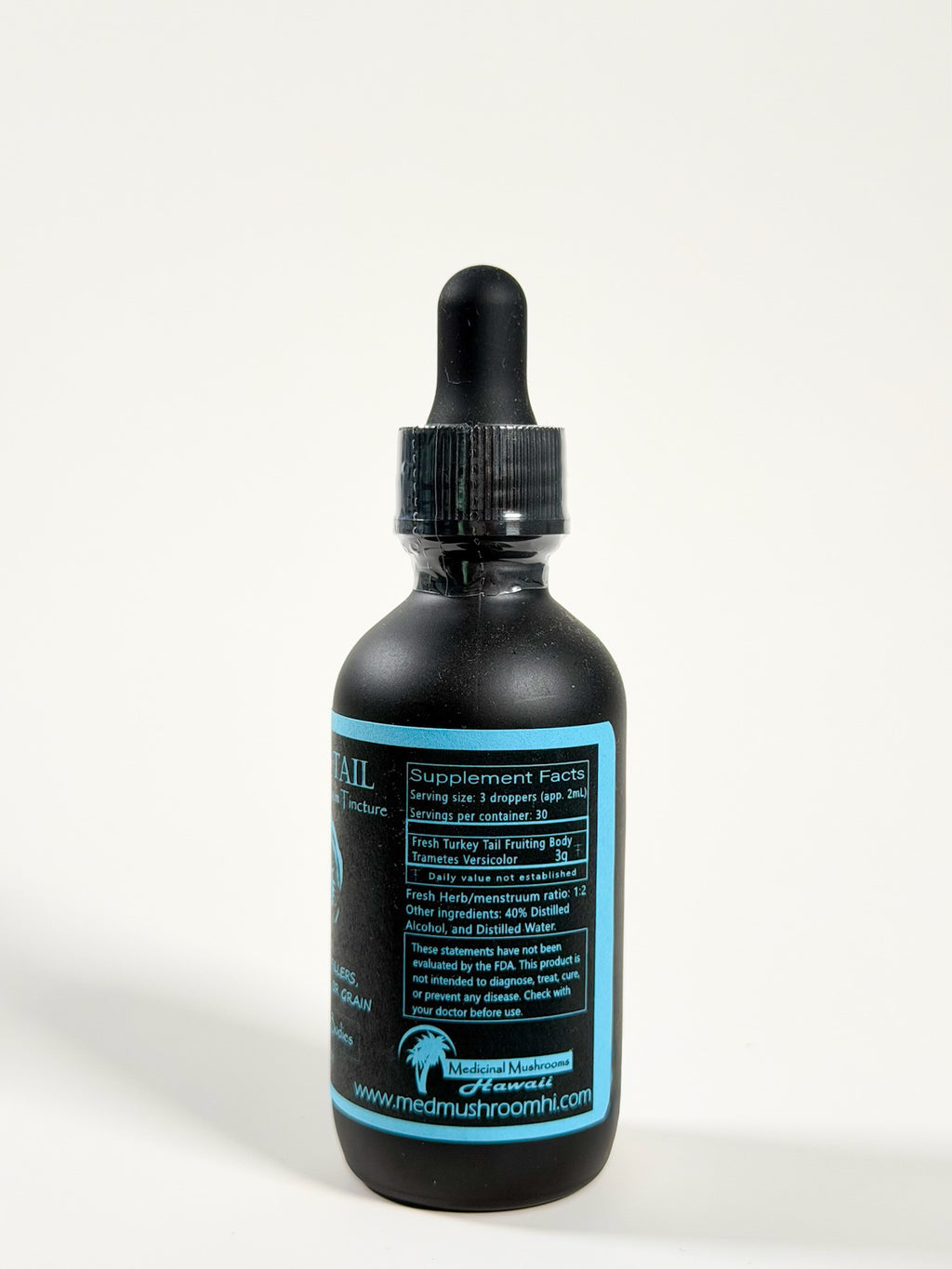 Turkey Tail Dual Extract Mushroom Tincture