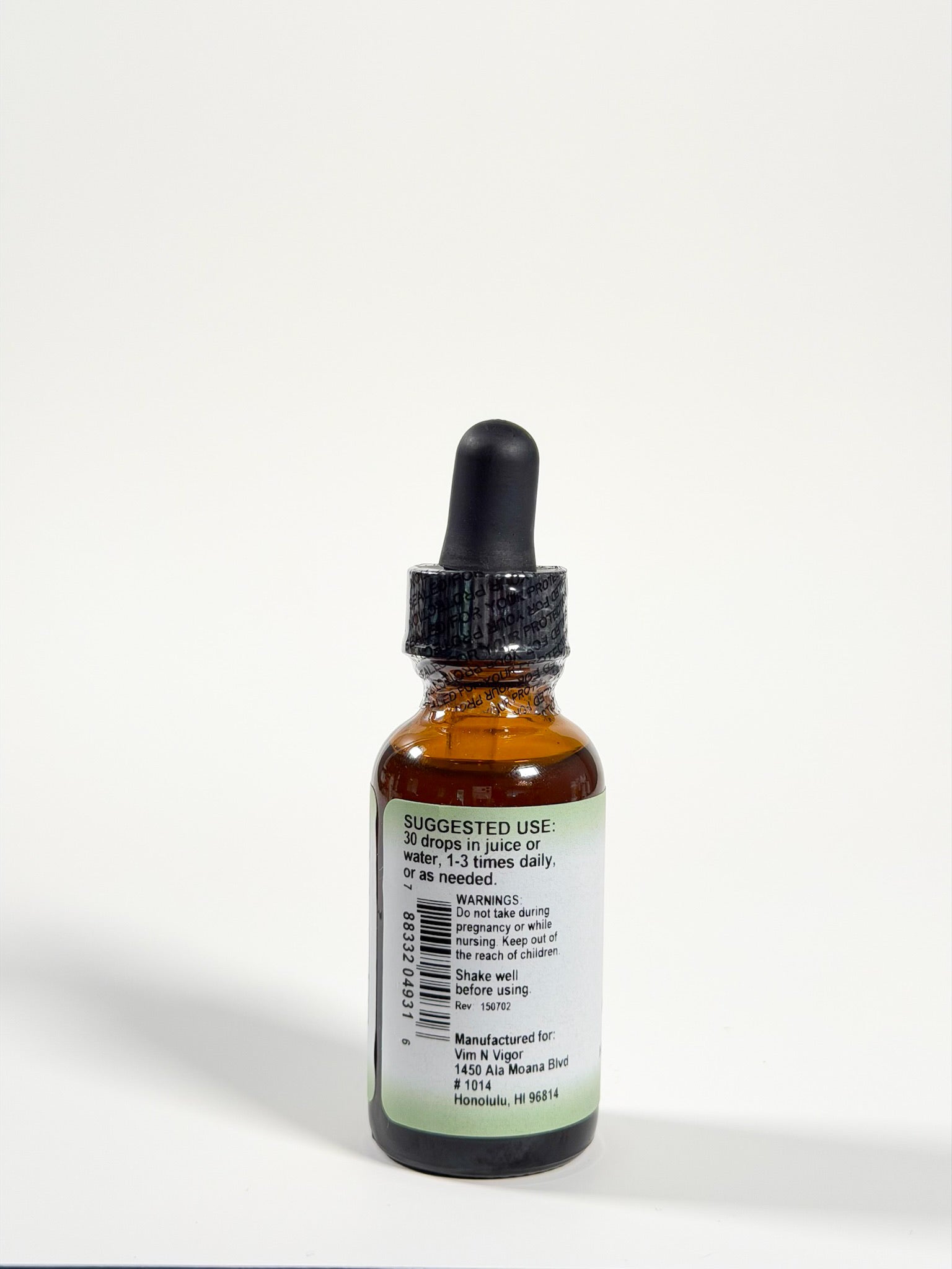 Vim N' Vigor Kava Liquid Dropper(Alcohol Free)