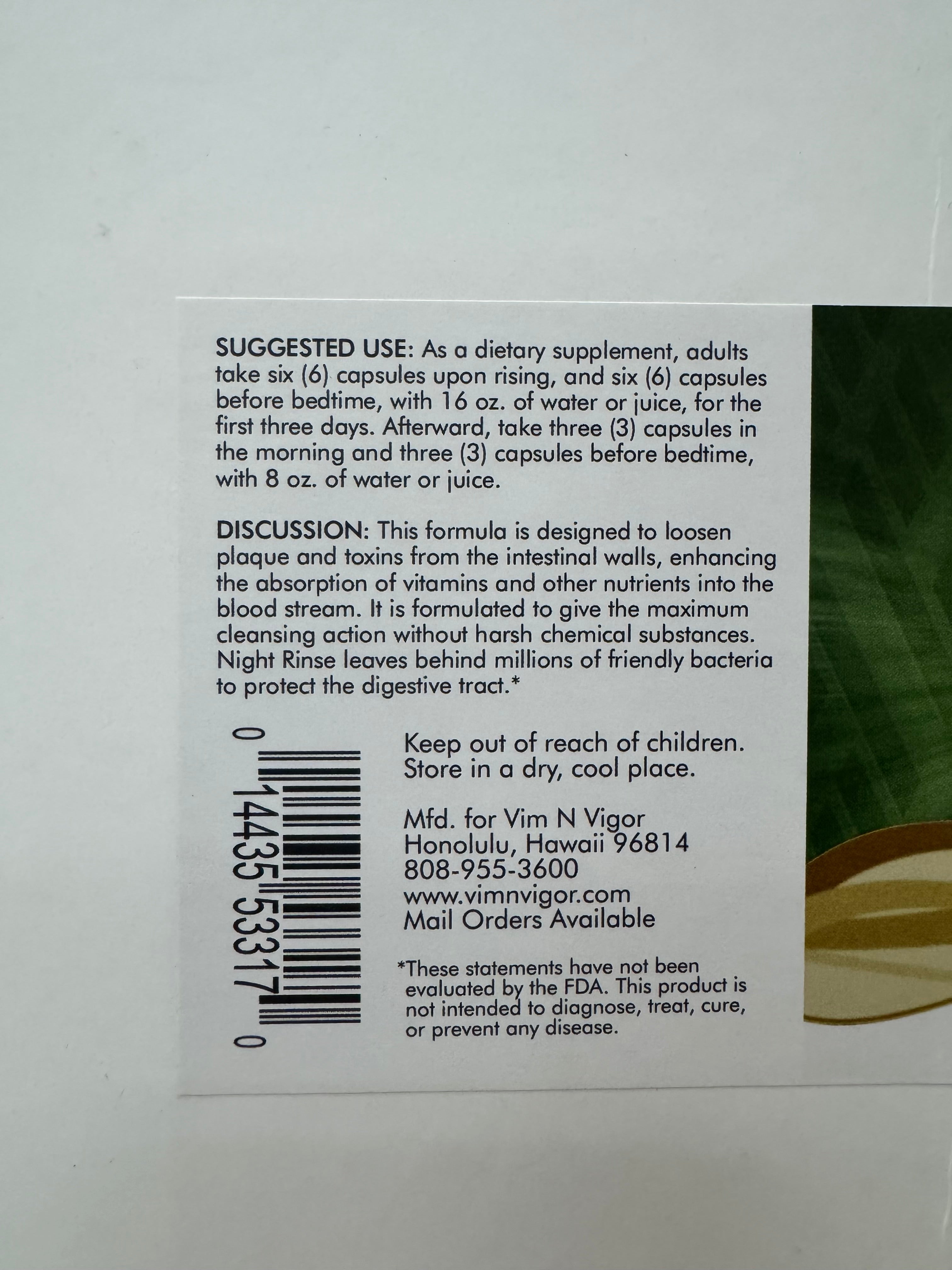 VNV Science Night Rinse