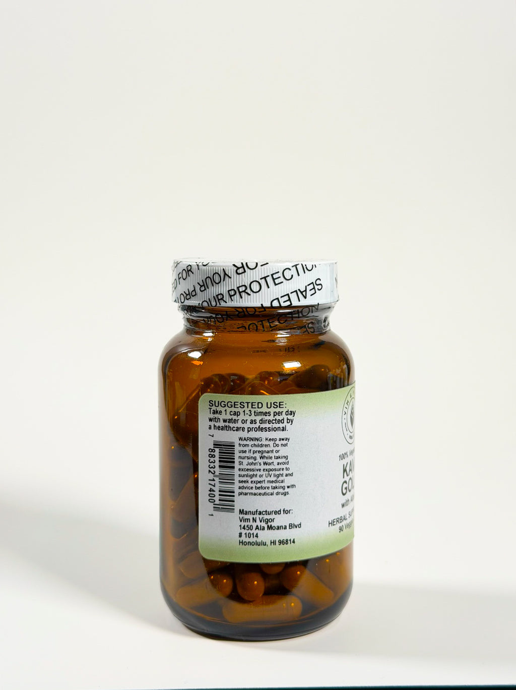 Vim & Vigor Kava Gold with Albizia Capsules